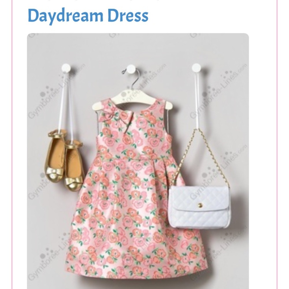 Janie and Jack Pink Floral Daydream Dress